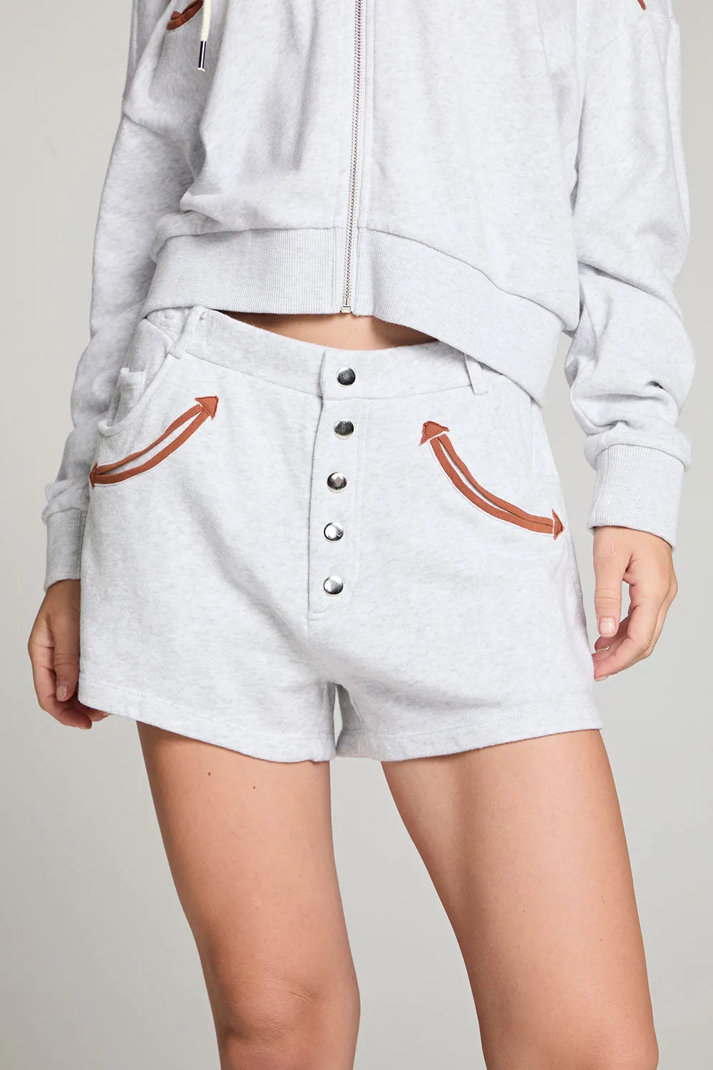 Western Details Shorts sold by Chaser product image thumbnail 3