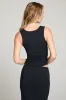Mila Licorice Black Tank Top sold by Chaser