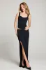 Mila Licorice Black Tank Top sold by Chaser