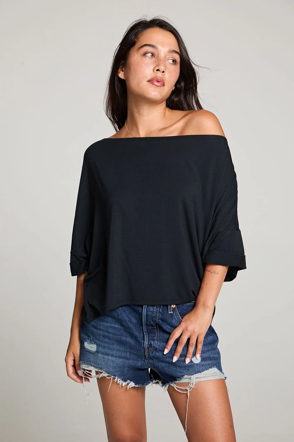 Lunar Licorice Black Tee sold by Chaser