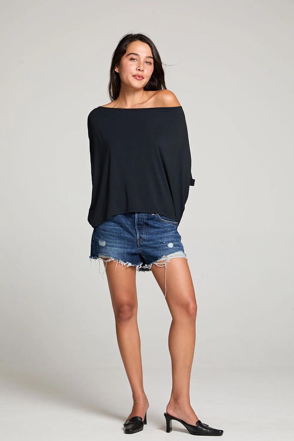 Lunar Licorice Black Tee sold by Chaser product image thumbnail 5