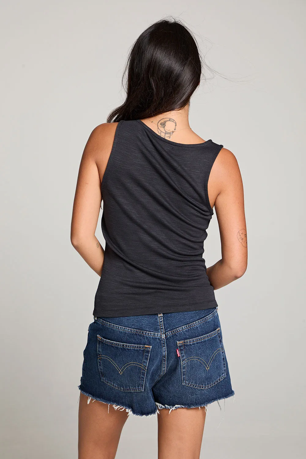 Alba Licorice Black Tank sold by Chaser product image thumbnail 3