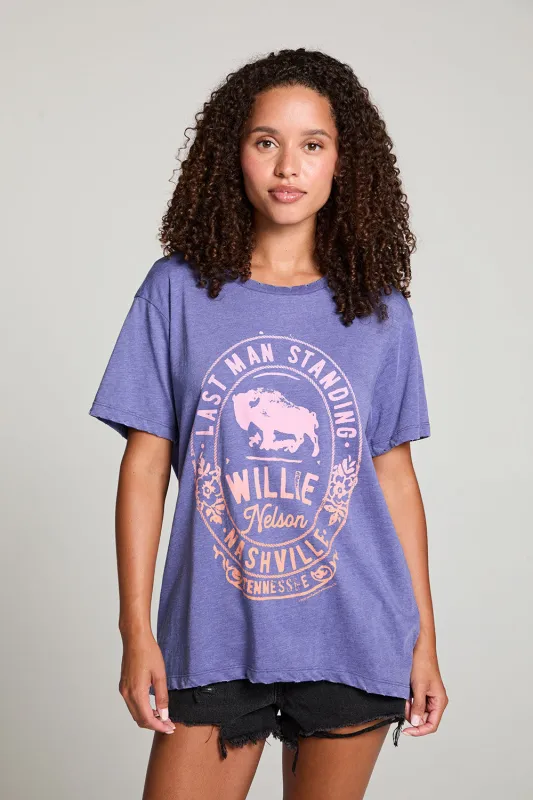 Willie Nelson Last Man Standing Tee sold by Chaser