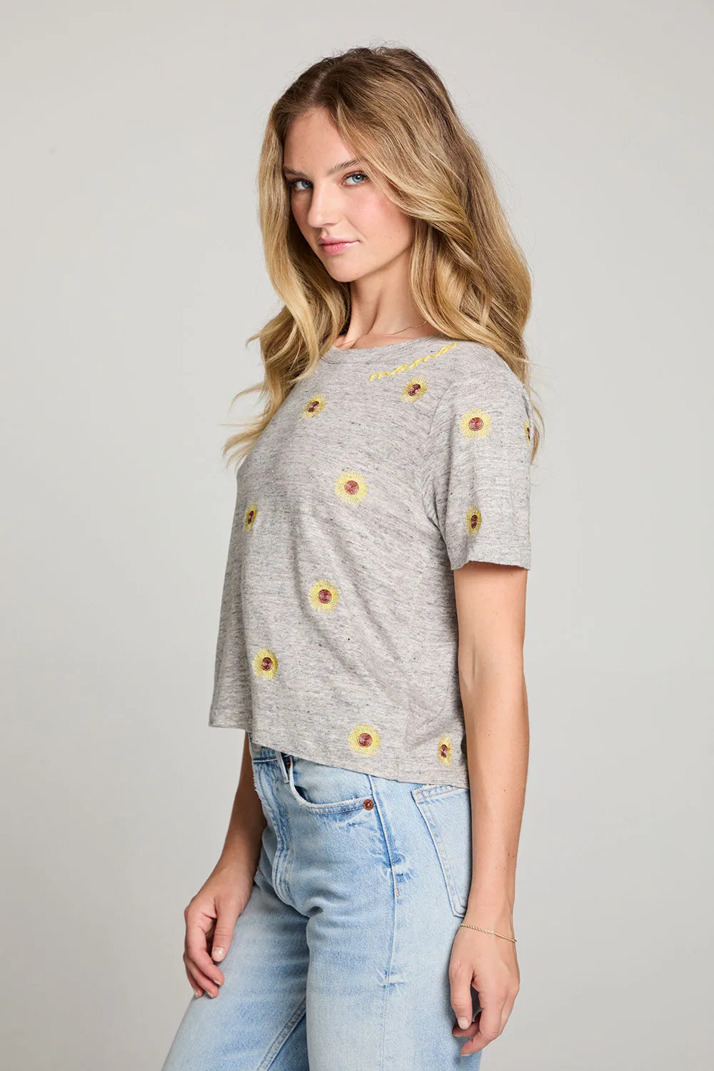 Mama Sunflowers Easy Tee sold by Chaser product image thumbnail 2