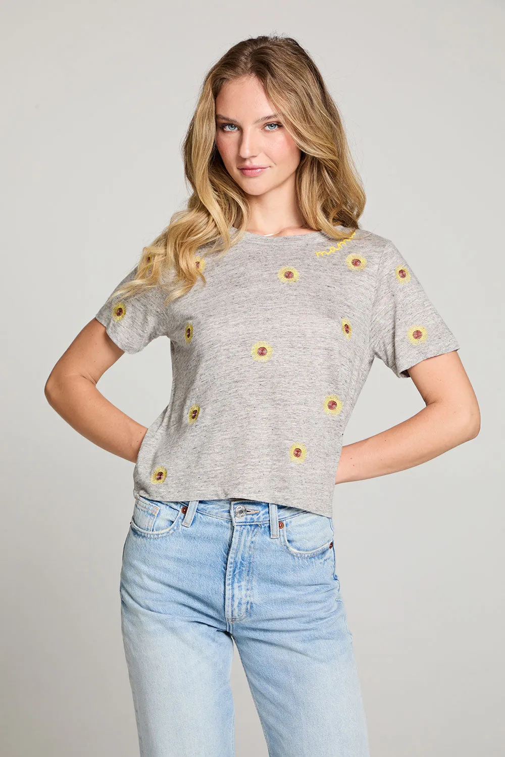 Mama Sunflowers Easy Tee sold by Chaser product image thumbnail 5