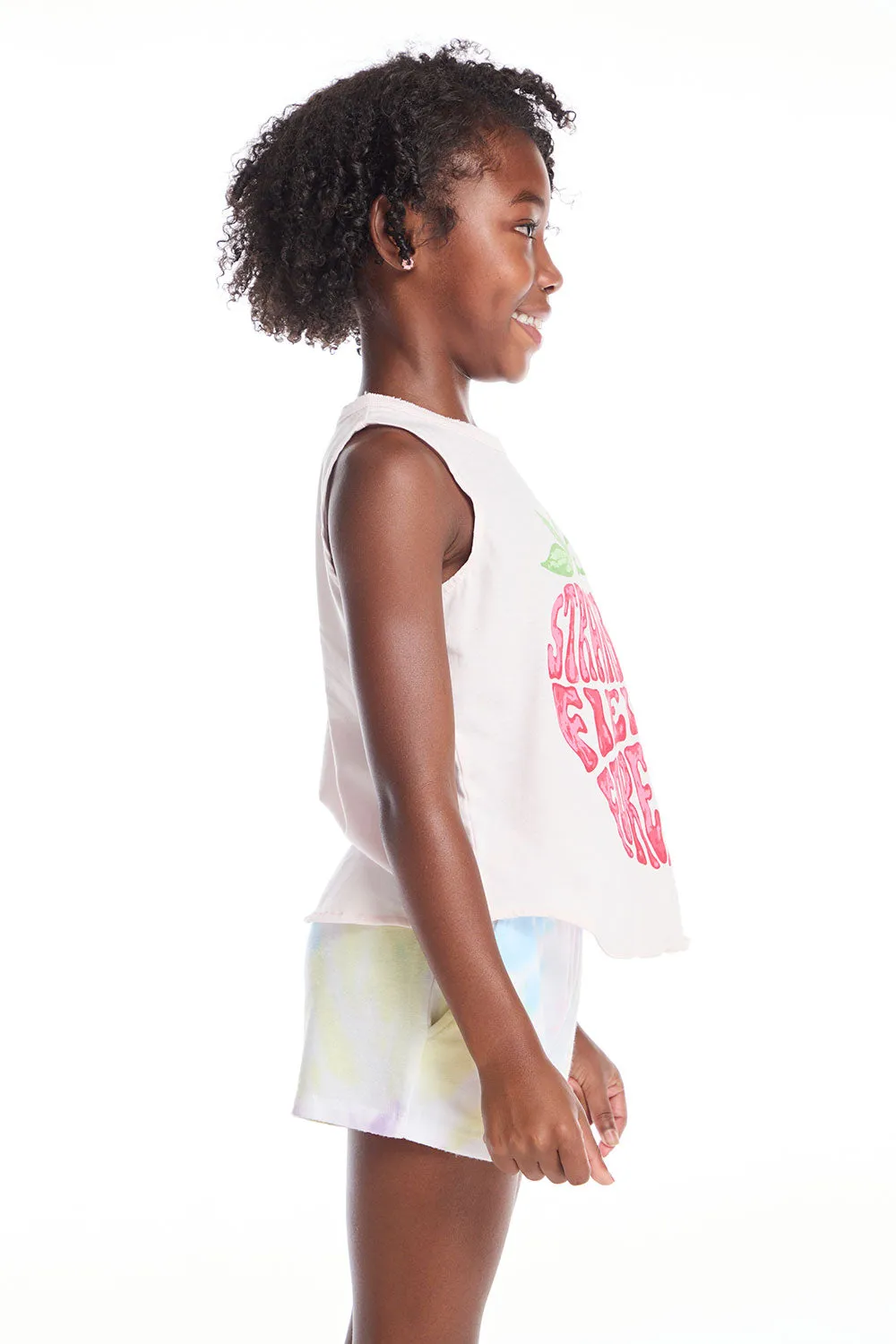 The Beatles Strawberry Fields Girls Shirttail Muscle Tee sold by Chaser product image thumbnail 2