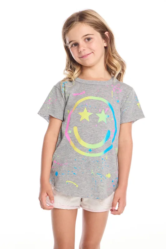 Happy Smiley Face Girls Tee sold by Chaser