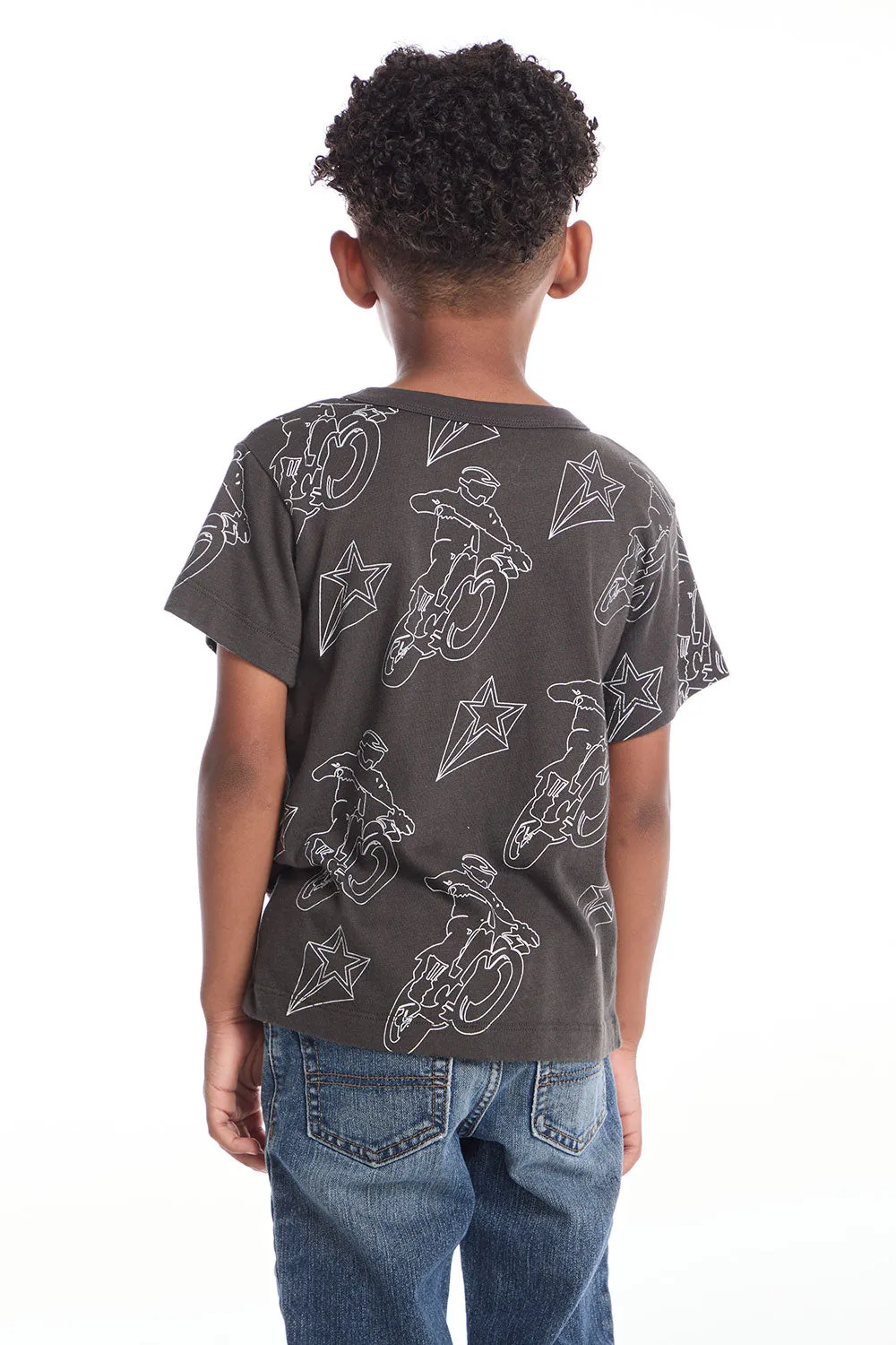 Moto Star Boys Tee sold by Chaser product image thumbnail 3