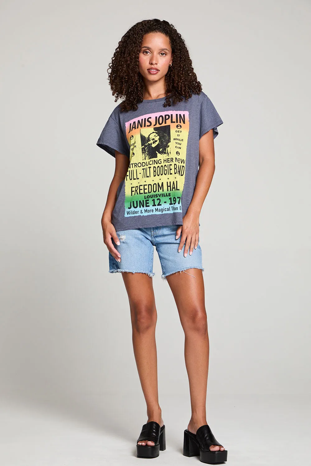 Janis Joplin Freedom Hall Tee sold by Chaser product image thumbnail 5