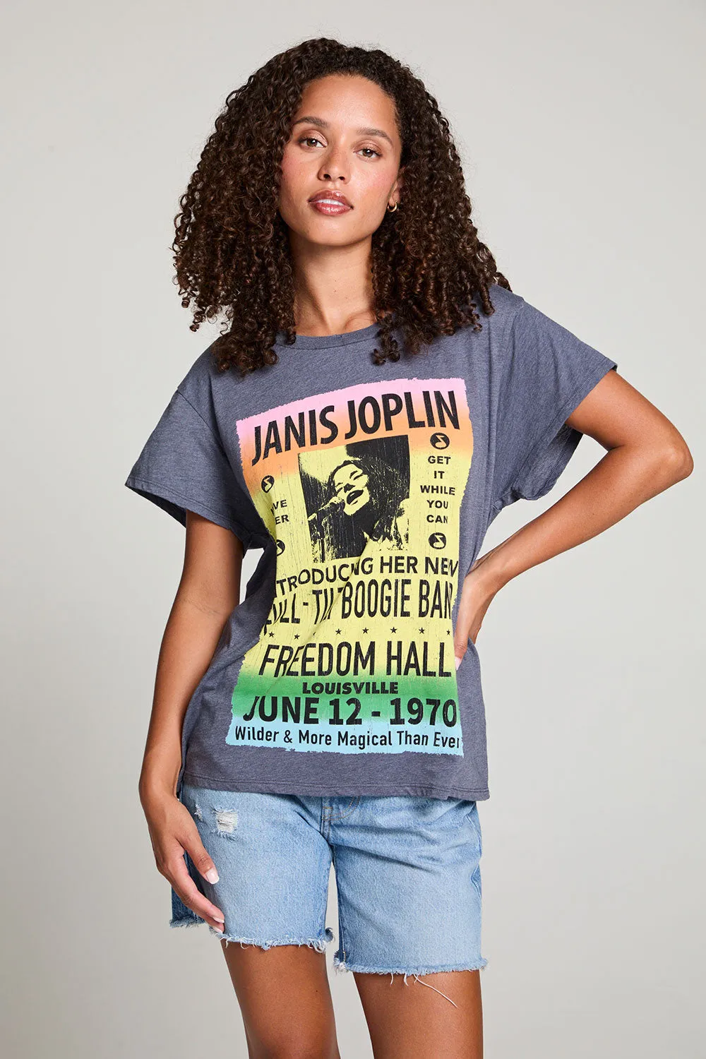 Janis Joplin Freedom Hall Tee sold by Chaser product image thumbnail 4