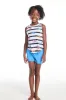Colorful Crabs Girls Muscle Tee sold by Chaser