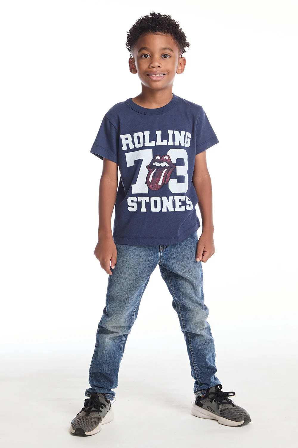 Rolling Stones Logo '73 Boys Tee sold by Chaser product image thumbnail 4