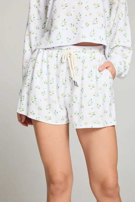 Allover Lemons Shorts sold by Chaser