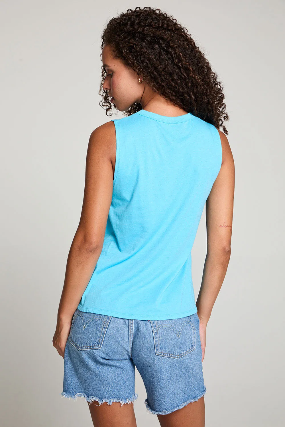 Social Club Muscle Tee sold by Chaser product image thumbnail 3