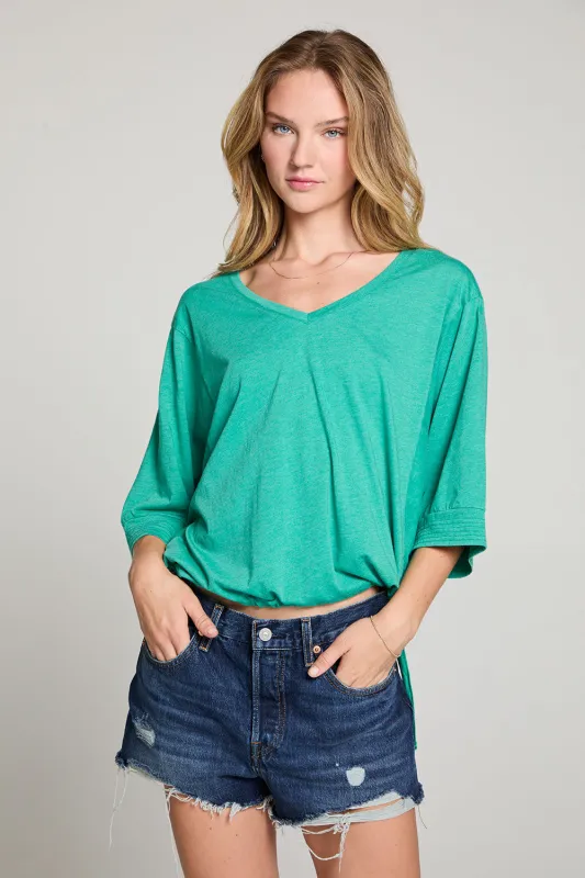 Gianna Clover Green Tee made by Chaser