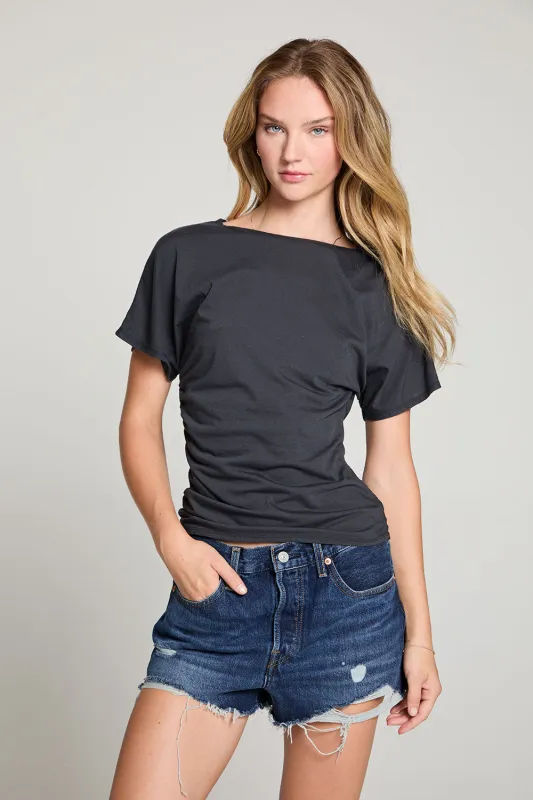 Mia Licorice Tee sold by Chaser