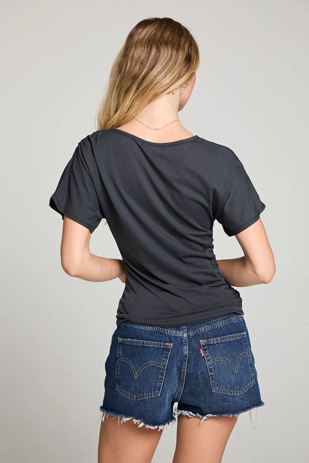 Mia Licorice Tee sold by Chaser product image thumbnail 3