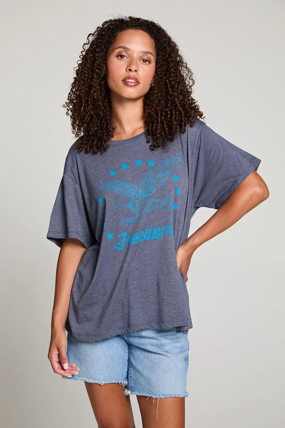 Freedom Eagle Stars Tee sold by Chaser product image thumbnail 4