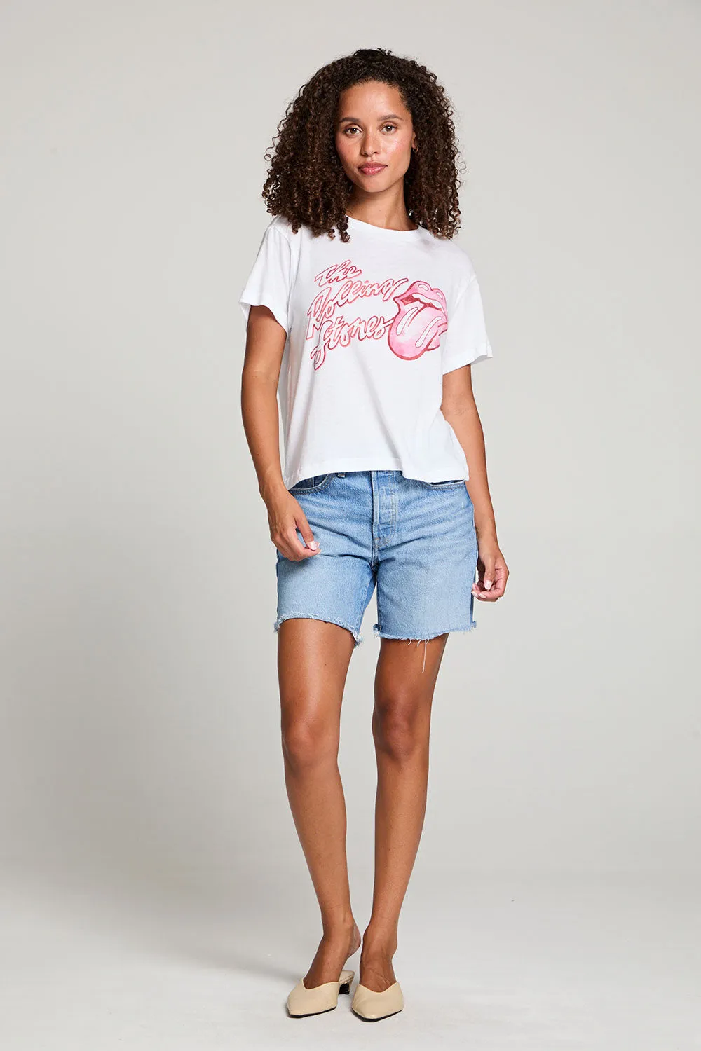 Rolling Stones Painterly Tongue Logo Tee sold by Chaser product image thumbnail 4