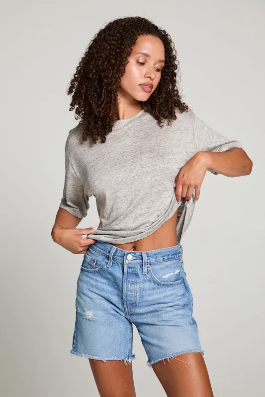 Charlotte Heather Grey Tee sold by Chaser