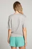 Annalise Heather Grey Tee sold by Chaser