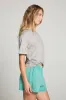 Annalise Heather Grey Tee sold by Chaser