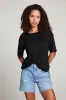 Annalise Black Tee sold by Chaser
