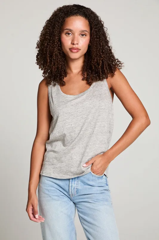 Gloria Heather Grey Tank Top sold by Chaser