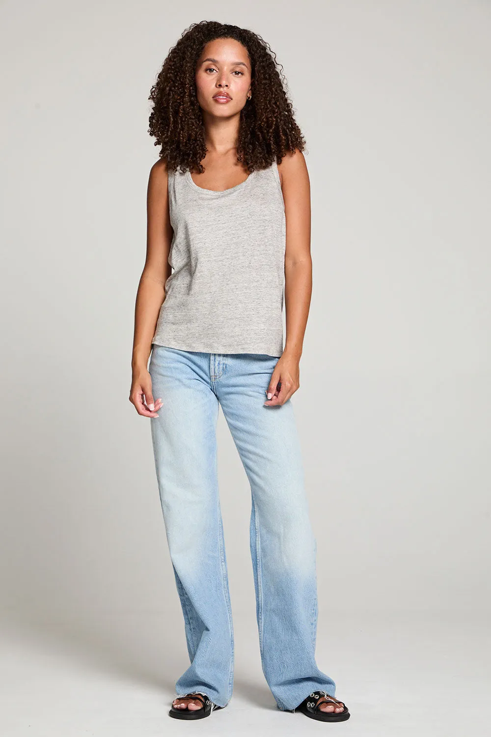 Gloria Heather Grey Tank Top sold by Chaser product image thumbnail 4