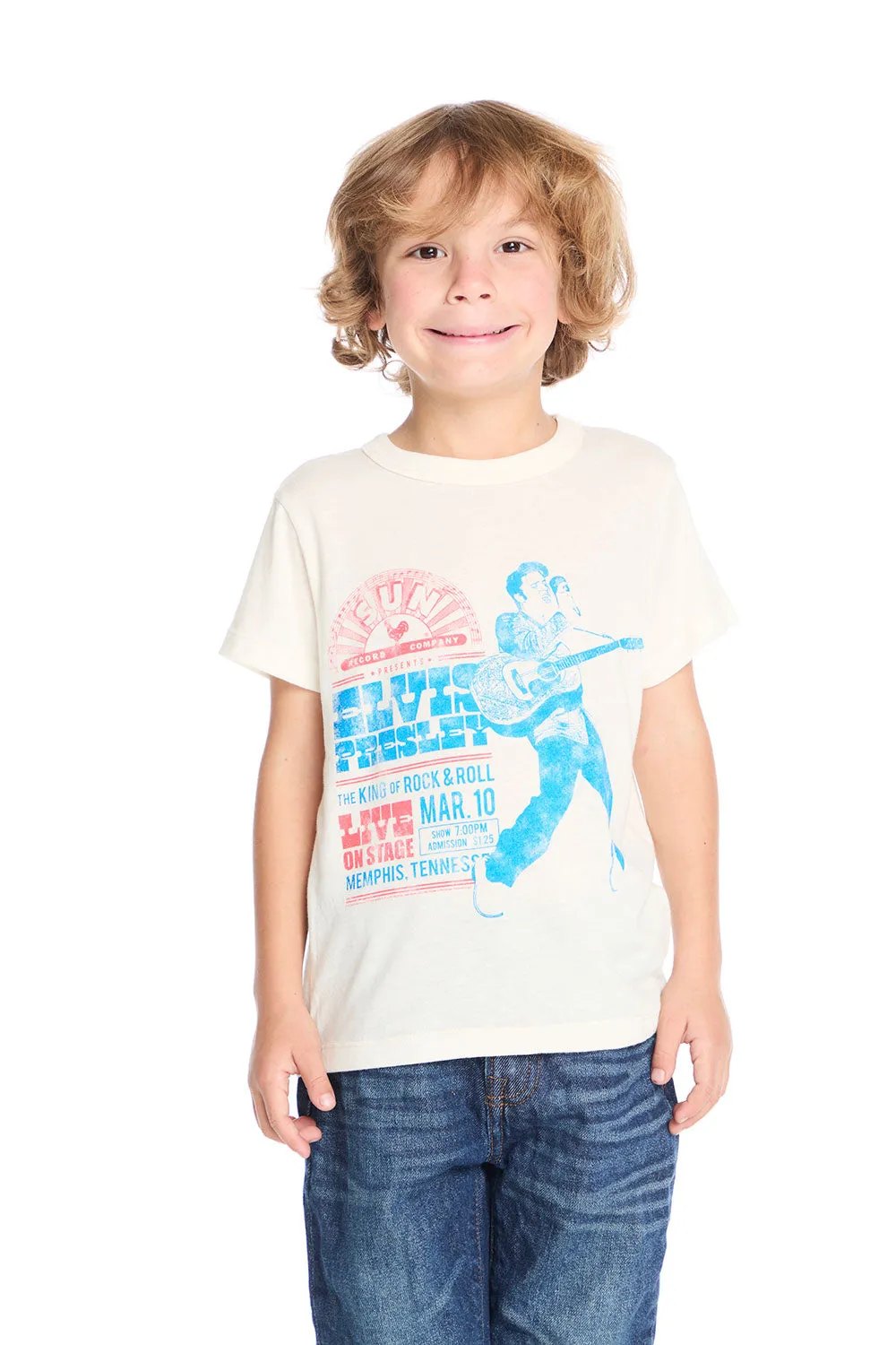 Sun Records Elvis Live Tee sold by Chaser product image thumbnail 4