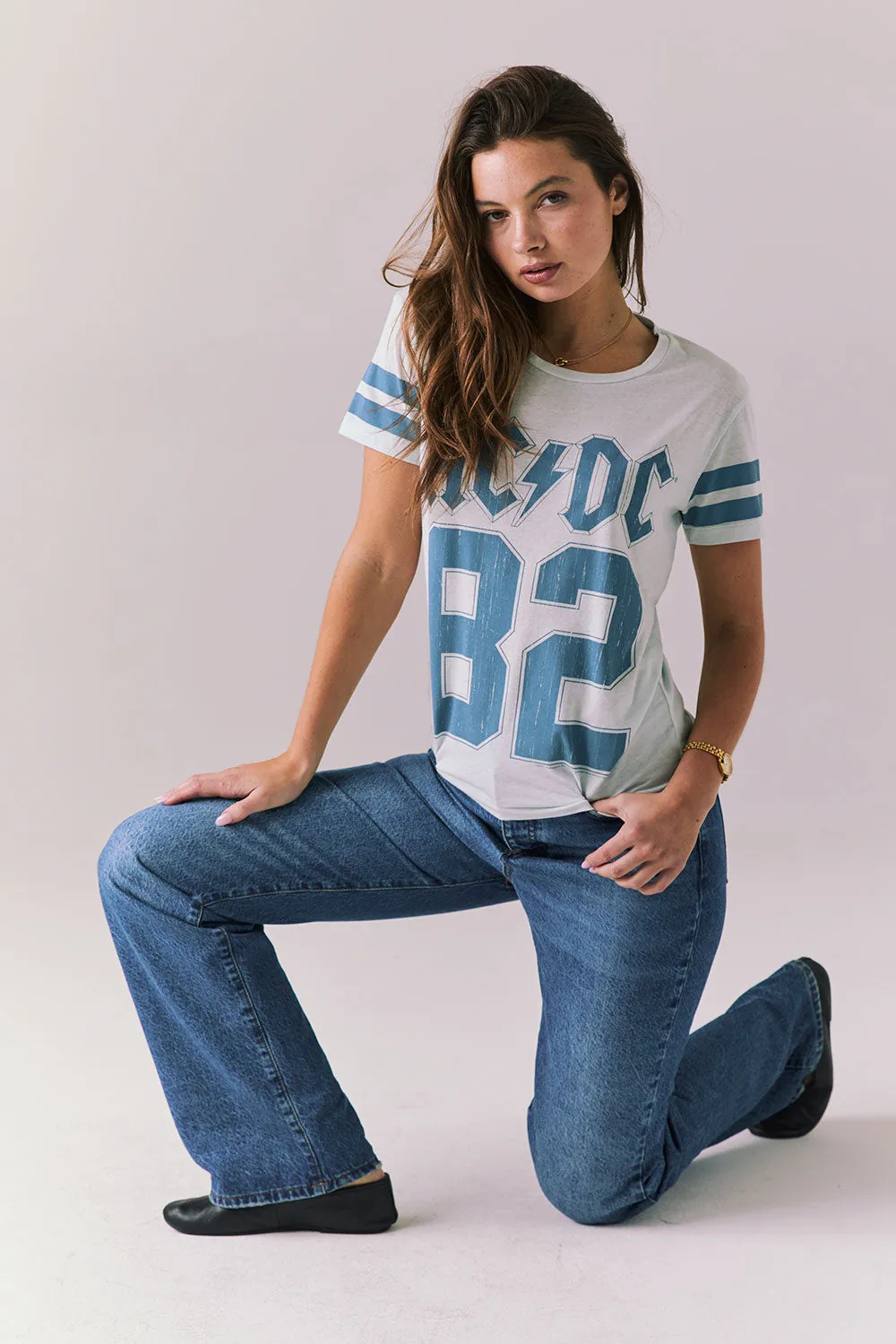 AC/DC ‘82 Tour Crew Neck Tee sold by Chaser product image thumbnail 4