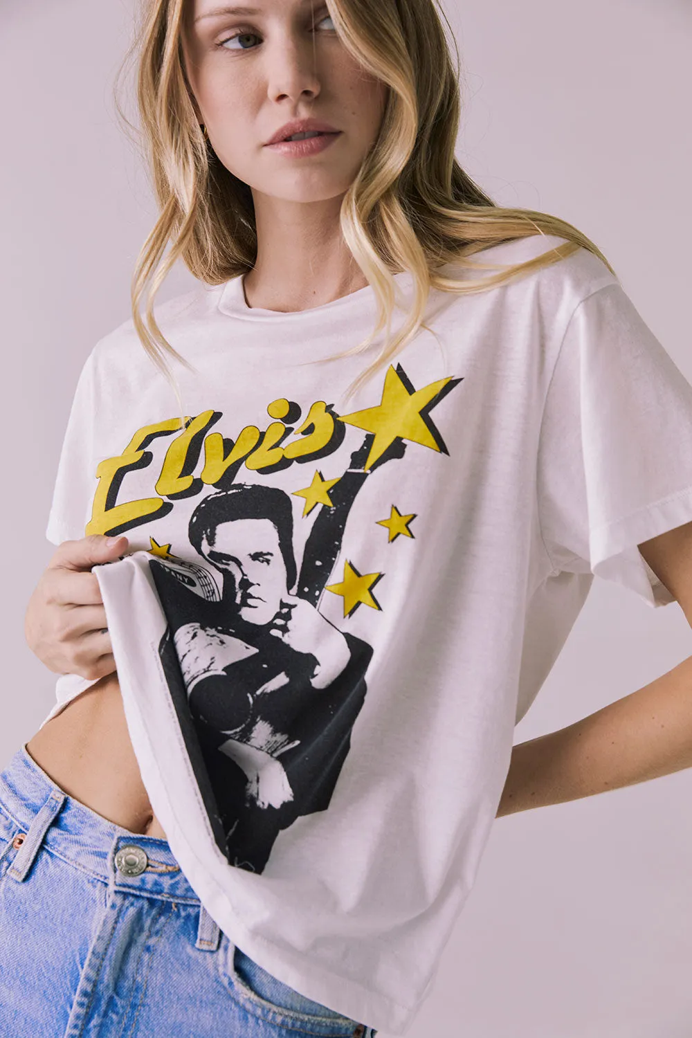 Sun Records Sun Stars Elvis Jersey Crewneck Tee sold by Chaser product image thumbnail 5