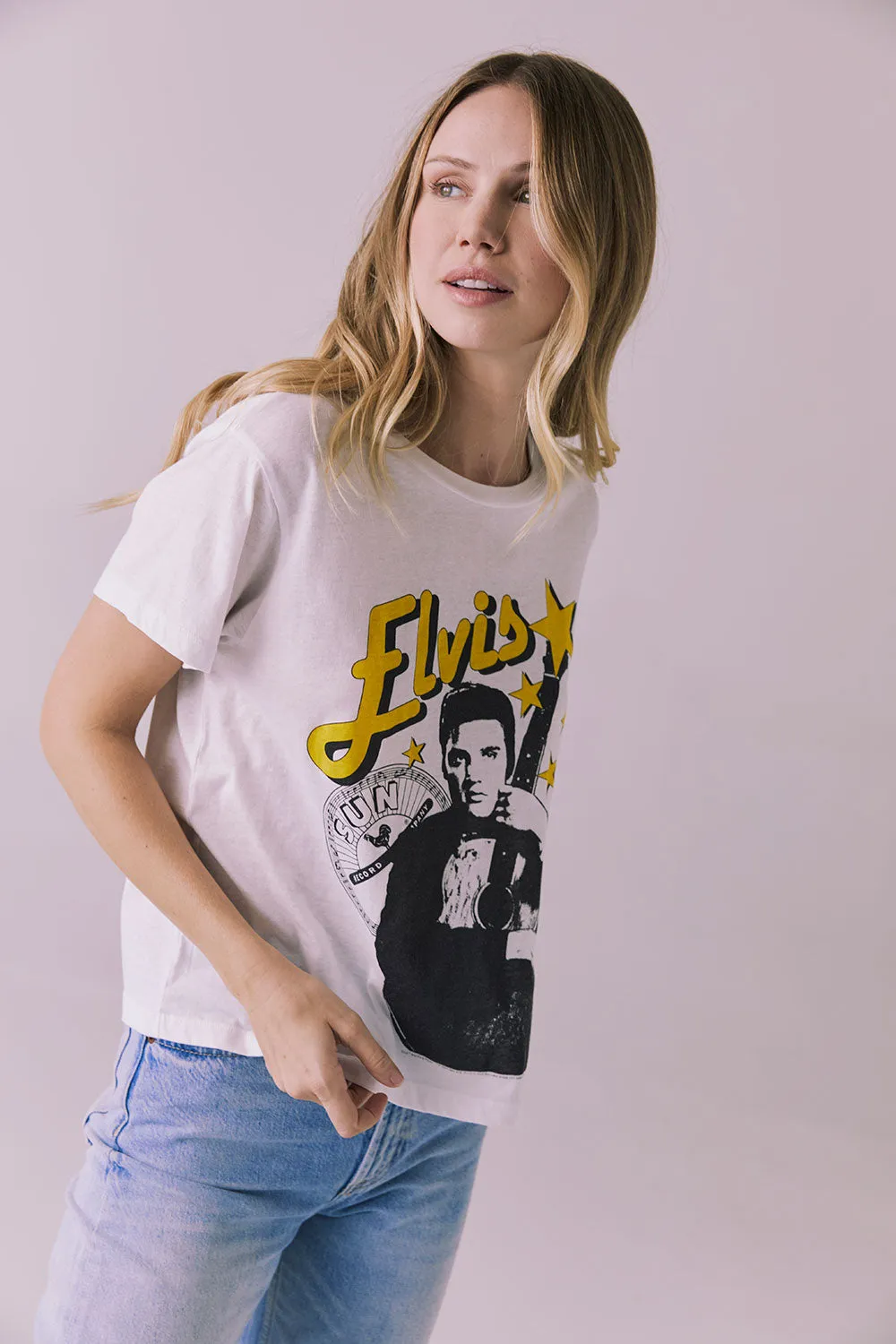 Sun Records Sun Stars Elvis Jersey Crewneck Tee sold by Chaser product image thumbnail 2