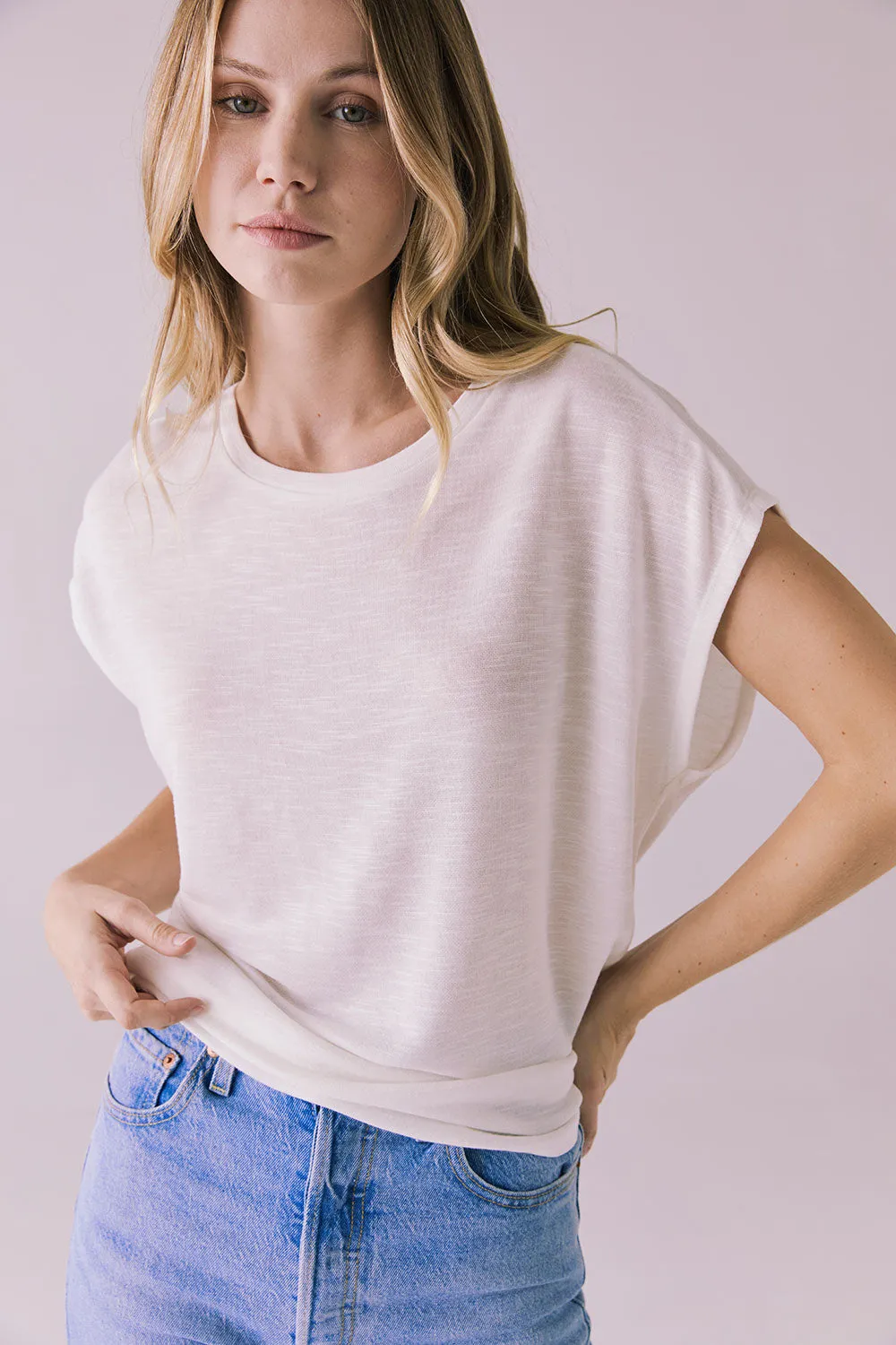 Wylie White Tee sold by Chaser product image thumbnail 3