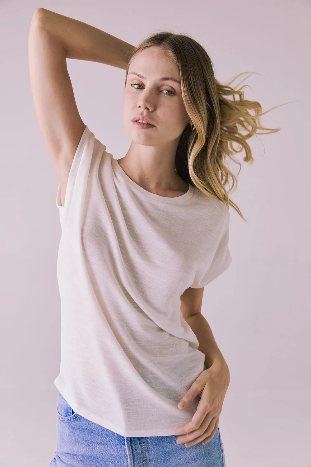 Wylie White Tee sold by Chaser product image thumbnail 2