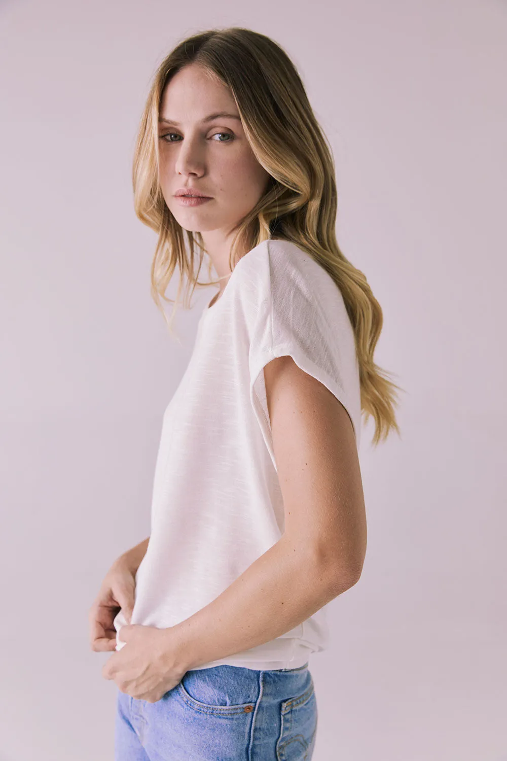 Wylie White Tee sold by Chaser product image thumbnail 4