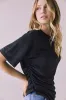 Shea Black Tee sold by Chaser
