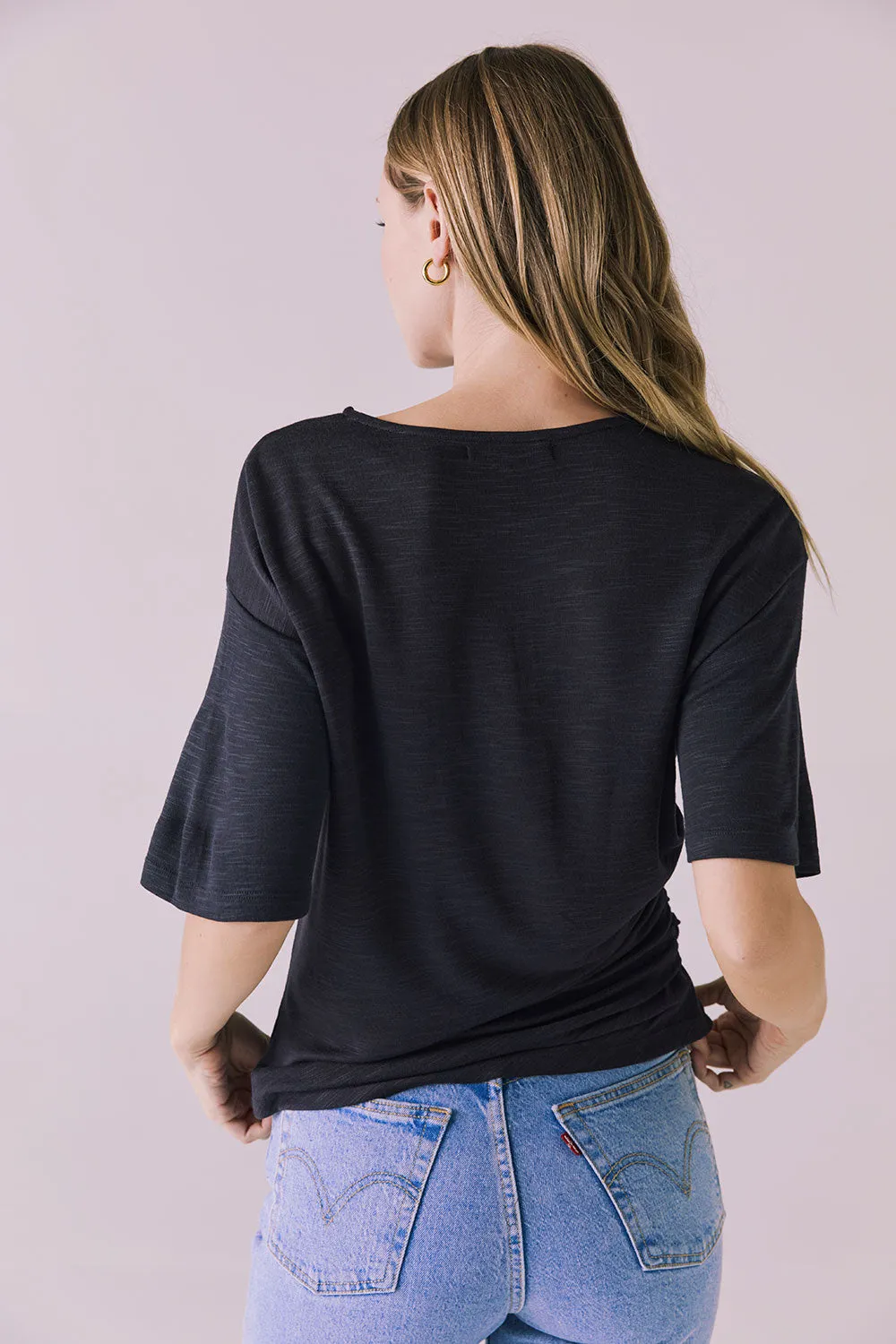 Shea Black Tee sold by Chaser product image thumbnail 4