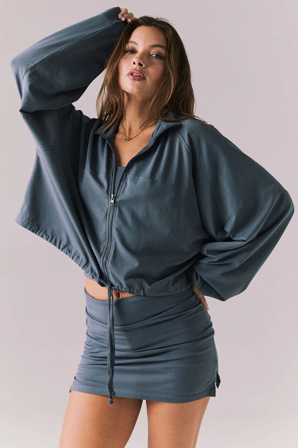 Mccartneyyy Future Gray Zip Up sold by Chaser product image thumbnail 2