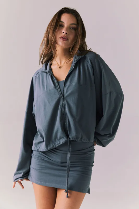 Mccartneyyy Future Gray Zip Up sold by Chaser