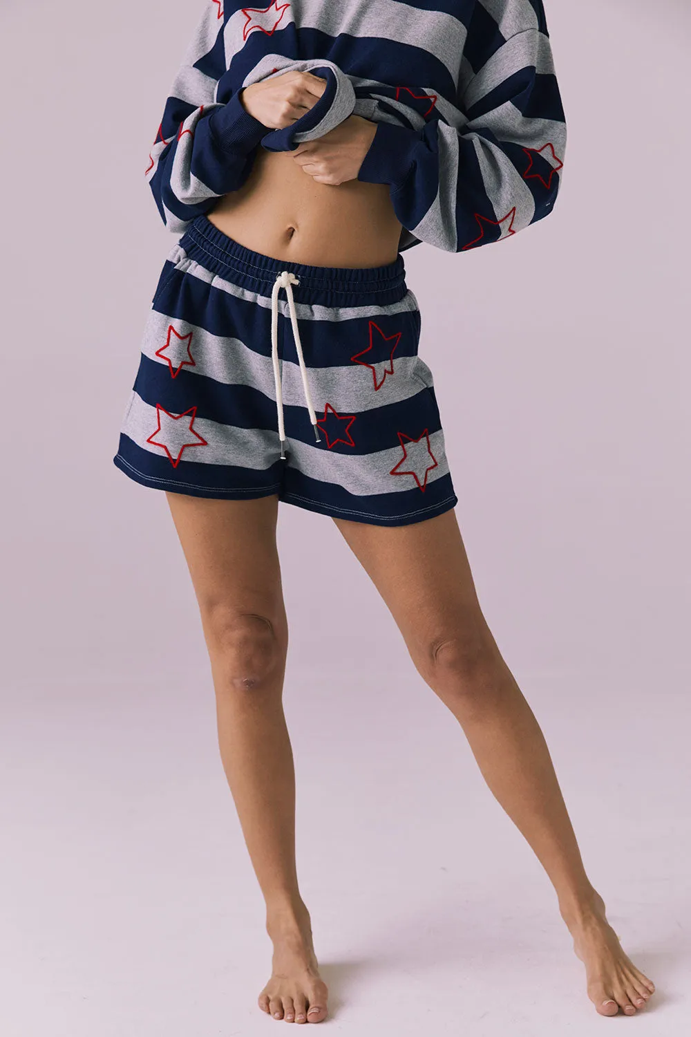 Maritime Stars Shorts sold by Chaser product image thumbnail 5