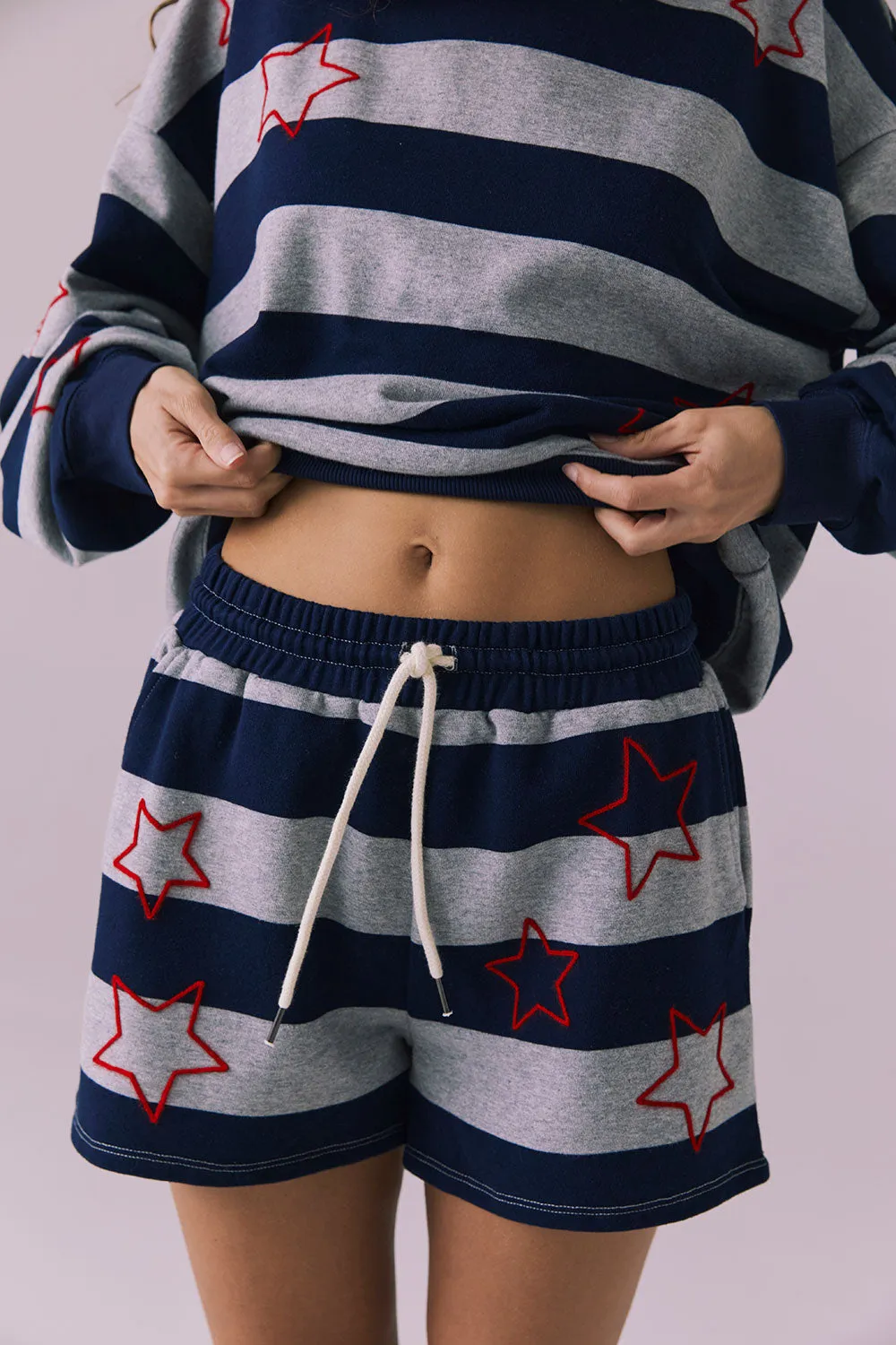Maritime Stars Shorts sold by Chaser product image thumbnail 4
