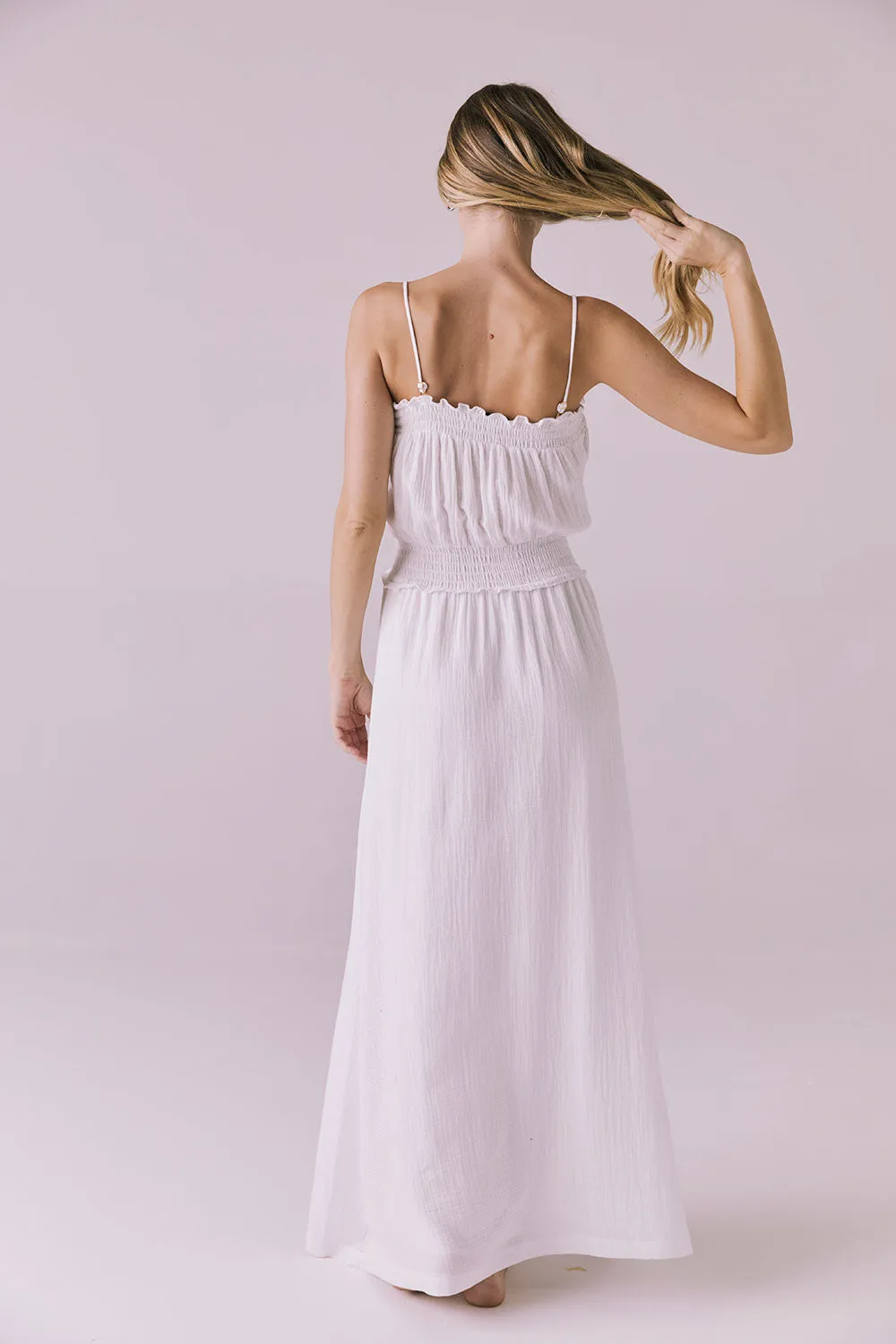 Getaway White Maxi Dress sold by Chaser product image thumbnail 5