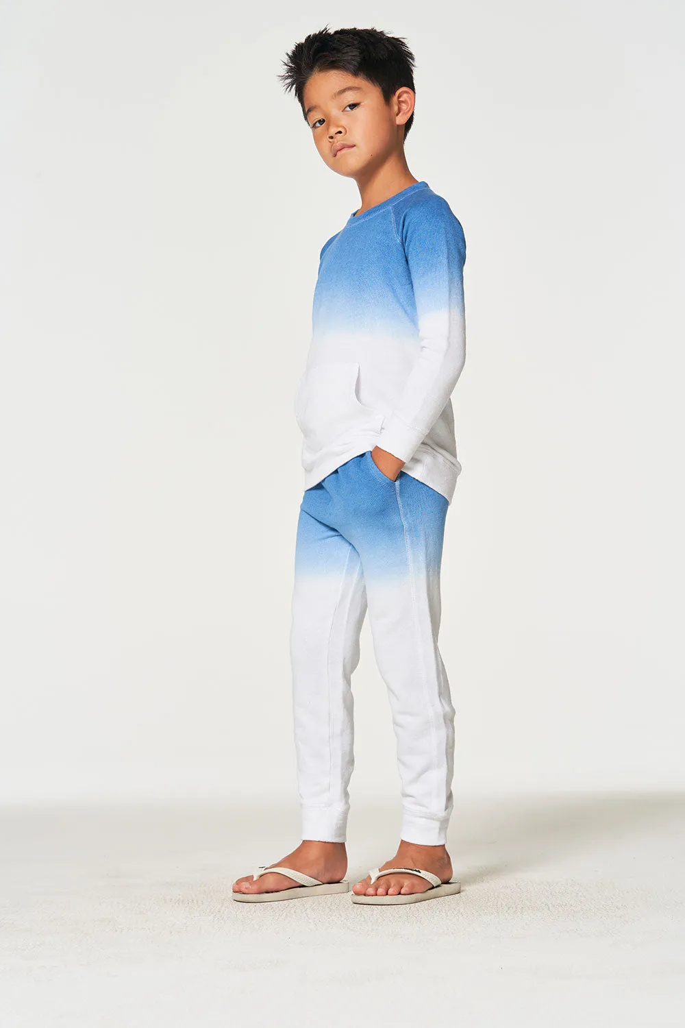 Boys Linen French Terry Beach Joggers sold by Chaser product image thumbnail 5
