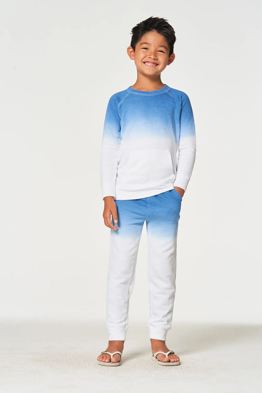 Boys Linen French Terry Beach Joggers sold by Chaser product image thumbnail 4