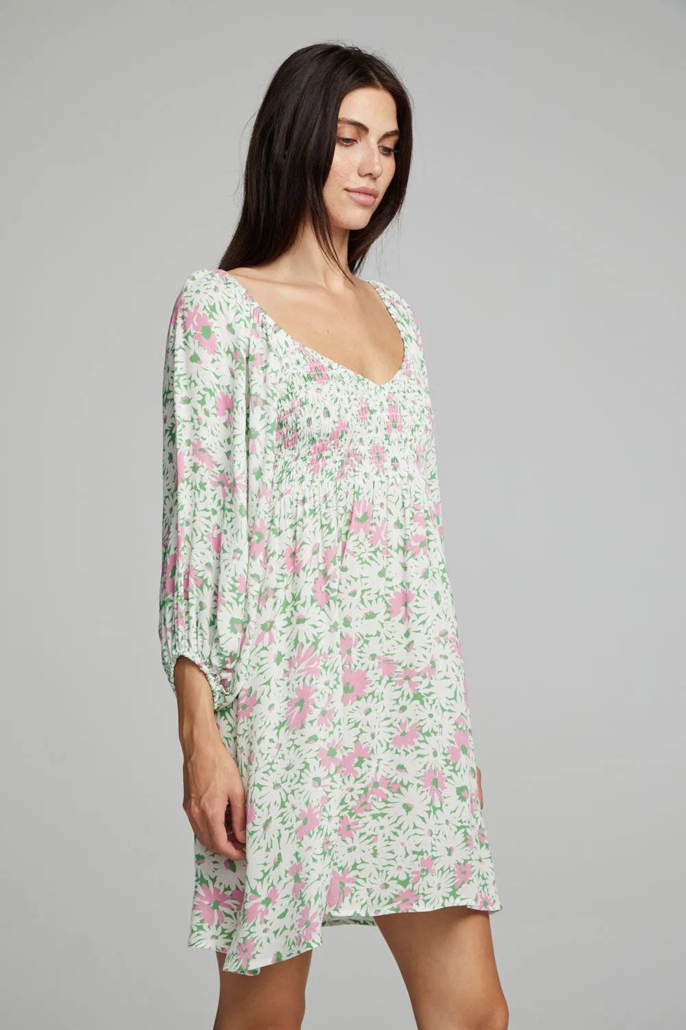 Dolce Mini Dress - Daisy Floral Print sold by Chaser product image thumbnail 2