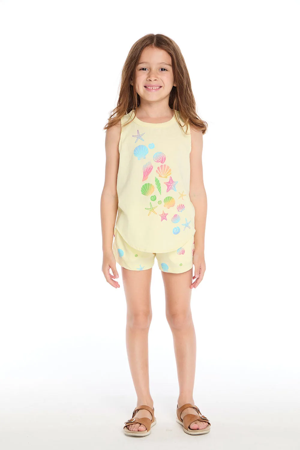 Colorful Shells Shorts sold by Chaser product image thumbnail 4