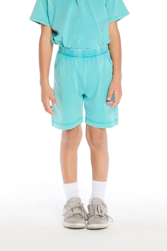 Aqua Teal Cozy Beach Shorts sold by Chaser