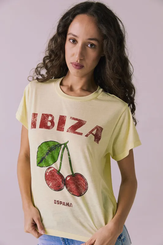 Ibiza Cherry Tee sold by Chaser