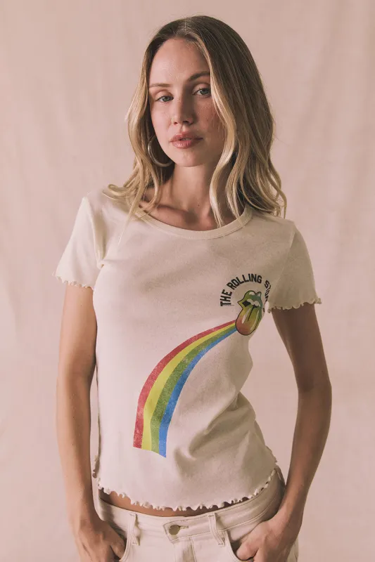 Rolling Stones She’s A Rainbow Tee sold by Chaser